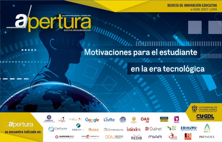 Imagen de la página inicial de la revista